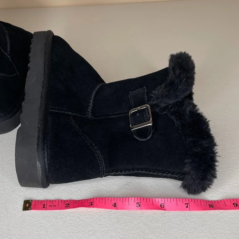 Macy's Style & Co Suede Leather Faux Fur Lined Boots Women’s Size 5
